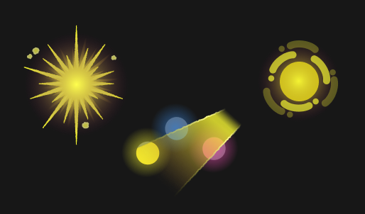 An image featuring three different icons for the Lantern modes